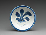 Dish, Porcelain with underglaze blue (Hizen ware), Japan
