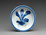 Dish, Porcelain with underglaze blue (Hizen ware), Japan