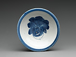 Dish, Porcelain with underglaze blue (Hizen ware), Japan