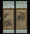 Dragons, Kano Tan'yū  Japanese, Diptych of hanging scrolls: ink on silk, Japan