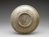 Ishizara with Flowers, Stoneware with iron brown and cobalt blue under transparent glaze (Seto ware), Japan