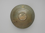 Bowl with boys and grapevines, Stoneware with inlaid and mold-impressed design under celadon glaze, Korea