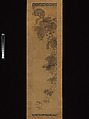 Grapevine and Squirrel, Unidentified artist, Hanging scroll; ink on silk, Korea