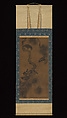 Mynahs on Pine, Yi Gi (Korean, dates unknown), Hanging scroll; ink and color on silk, Korea
