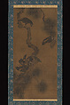 Mynahs on Pine, Yi Gi Korean, Hanging scroll; ink and color on silk, Korea