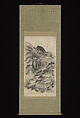 Mt. Inwang (Inwangsan), Jeong Seon (Korean, 1676–1759), Hanging scroll; ink and color on paper, Korea