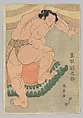 Sumo Wrestler Tamagaki Gakunosuke IV
			, Katsukawa Shun'ei  Japanese, Wood-block print (nishiki-e); ink and color on paper, Japan