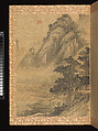 Album of Landscapes, Yi Jeong (Korean, 1578–1607), Album of eight leaves: ink on silk;, Korea