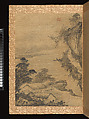 Album of Landscapes, Yi Jeong (Korean, 1578–1607), Album of eight leaves: ink on silk;, Korea