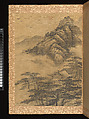 Album of Landscapes, Yi Jeong (Korean, 1578–1607), Album of eight leaves: ink on silk;, Korea