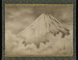 Mt. Fujiyama, Toyosei Kimigi (?) Japanese, Hanging scroll; color on silk, Japan