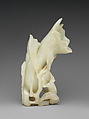 Vase in the shape of flowers, Jade (nephrite), China