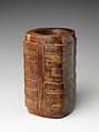 Ritual object after an ancient jade (cong), Jade (nephrite), China