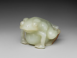 Crouching Frog, Jade (nephrite), China