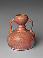 Double gourd vase with ruyi form handles, Porcelain with copper red glaze (Jingdezhen ware), China