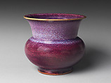 Flower Pot, Pottery (Jun ware), China