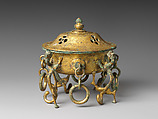 Incense burner, Gilt bronze, China