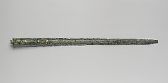Sword Blade, Bronze inlaid with gold and silver, China