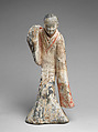Female Dancer, Earthenware with slip and pigment, China