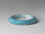 Aqua-Colored Glass Bracelet, Glass, China