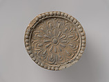 Roof End Tile, Stoneware, Korea