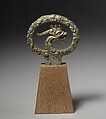 Sword Pommel with Phoenix Head, Gilt bronze, Japan
