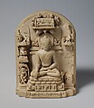 Plaque with Scenes from the Life of the Buddha, Mudstone, India (Bihar or West Bengal)