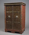 Cabinet for Ritual Utensils, Lacquer and gilding on wood, iron, Tibet