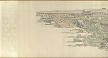 The Qianlong Emperor's Southern Inspection Tour, Scroll Six: Entering Suzhou along the Grand Canal, Xu Yang (Chinese, active ca. 1750–after 1776) and assistants, Handscroll; ink and color on silk, China
