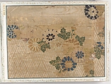 Connoisseur’s Album of Edo-Period Silk Fragments, Accordion album of fourteen pages with textile fragments, Japan