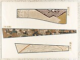 Connoisseur’s Album of Edo-Period Silk Fragments, Accordion album of fourteen pages with textile fragments, Japan