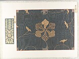 Connoisseur's Book of Silk Fragments, Album of twenty pages; silk, ramie, various metal threads, Japan