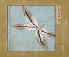 Textile fragment with floral pattern, Silk, Japan