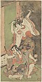 Ichikawa Monnosuke II as a Woman, Ippitsusai Bunchō  Japanese, Woodblock print; ink and color on paper, Japan