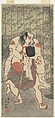 The Actor Otani Hiroji III, Armed with a Sword, Ippitsusai Bunchō  Japanese, Woodblock print; ink and color on paper, Japan