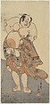 Actor Sakata Hongoro II as a Wrestler in a Play, Ippitsusai Bunchō  Japanese, Woodblock print; ink and color on paper, Japan