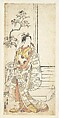 The Actor Sawamura Sojuro I, 1689–1756 in an Unidentified Female Role, Ippitsusai Bunchō  Japanese, Woodblock print; ink and color on paper, Japan