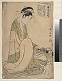 Takao Sange no Den, Eishōsai Chōki Japanese, Woodblock print; ink and color on paper, Japan