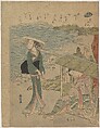 The Curtain Clam, Suzuki Harunobu  Japanese, Woodblock print; ink and color on paper, Japan