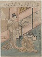 Two Ladies, Suzuki Harunobu Japanese, Woodblock print; ink and color on paper, Japan
