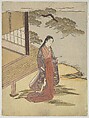 Lady Komachi, Suzuki Harunobu Japanese, Woodblock print; ink and color on paper, Japan