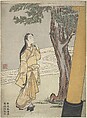 Visit to a Shrine at the Hour of the Ox (Ushi no toki mairi), Suzuki Harunobu Japanese, Woodblock print; ink and color on paper, Japan