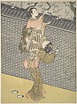 Plucking a Branch from a Neighbor's Plum Tree, Suzuki Harunobu  Japanese, Woodblock print; ink and color on paper, Japan