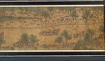 Spring Festival on the River, Unidentified artist, Handscroll; ink and color on silk, China