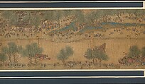 Spring Festival on the River, Unidentified artist, Handscroll; ink and color on silk, China