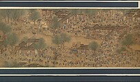Spring Festival on the River, Unidentified artist, Handscroll; ink and color on silk, China