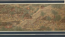 Spring Festival on the River, Unidentified artist, Handscroll; ink and color on silk, China