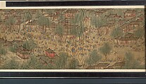 Spring Festival on the River, Unidentified artist, Handscroll; ink and color on silk, China