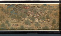Spring Festival on the River, Unidentified artist, Handscroll; ink and color on silk, China
