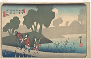 Miyanokoshi Station, Utagawa Hiroshige  Japanese, Woodblock print; ink and color on paper, Japan